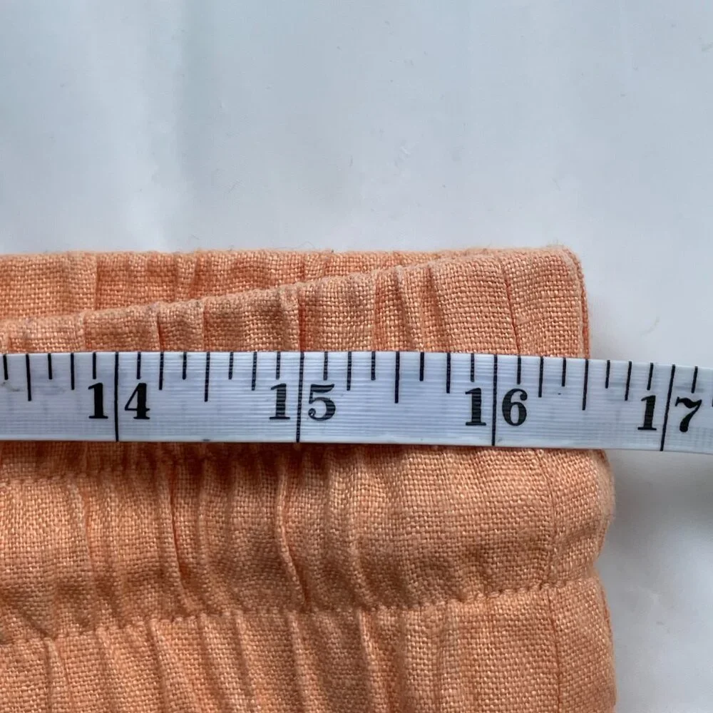 Athleta Cabo Linen Jogger Peach Size 10 - Picture 7 of 7